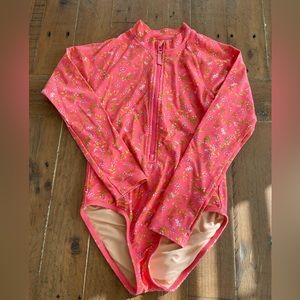 J.Crew Girls' printed rash guard with UPF 50+